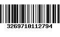 Código de Barras 3269710112794