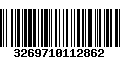 Código de Barras 3269710112862