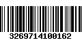 Código de Barras 3269714100162