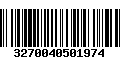 Código de Barras 3270040501974