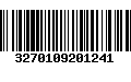 Código de Barras 3270109201241