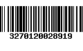 Código de Barras 3270120028919