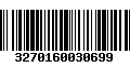 Código de Barras 3270160030699