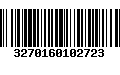 Código de Barras 3270160102723