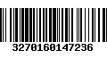 Código de Barras 3270160147236