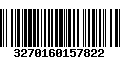 Código de Barras 3270160157822