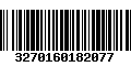 Código de Barras 3270160182077