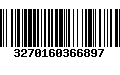 Código de Barras 3270160366897