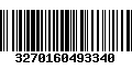 Código de Barras 3270160493340