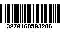 Código de Barras 3270160593286