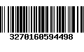 Código de Barras 3270160594498