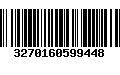 Código de Barras 3270160599448