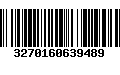 Código de Barras 3270160639489