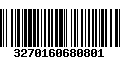 Código de Barras 3270160680801