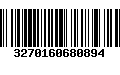 Código de Barras 3270160680894