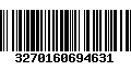 Código de Barras 3270160694631