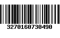 Código de Barras 3270160730490