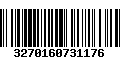 Código de Barras 3270160731176