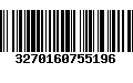 Código de Barras 3270160755196