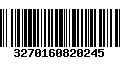 Código de Barras 3270160820245