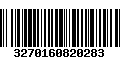 Código de Barras 3270160820283