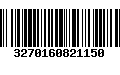 Código de Barras 3270160821150