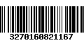 Código de Barras 3270160821167