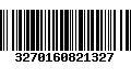 Código de Barras 3270160821327