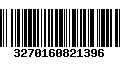 Código de Barras 3270160821396