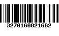 Código de Barras 3270160821662