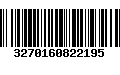 Código de Barras 3270160822195