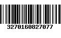 Código de Barras 3270160827077