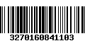 Código de Barras 3270160841103