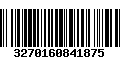 Código de Barras 3270160841875