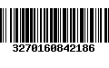 Código de Barras 3270160842186