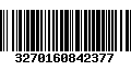 Código de Barras 3270160842377