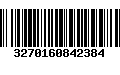 Código de Barras 3270160842384