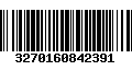 Código de Barras 3270160842391