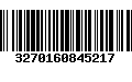 Código de Barras 3270160845217