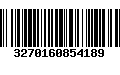 Código de Barras 3270160854189