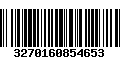 Código de Barras 3270160854653