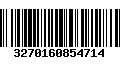 Código de Barras 3270160854714