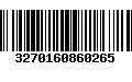 Código de Barras 3270160860265