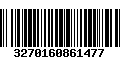 Código de Barras 3270160861477