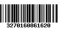 Código de Barras 3270160861620