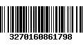 Código de Barras 3270160861798