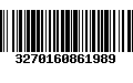 Código de Barras 3270160861989