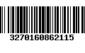 Código de Barras 3270160862115