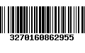 Código de Barras 3270160862955