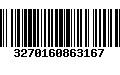 Código de Barras 3270160863167